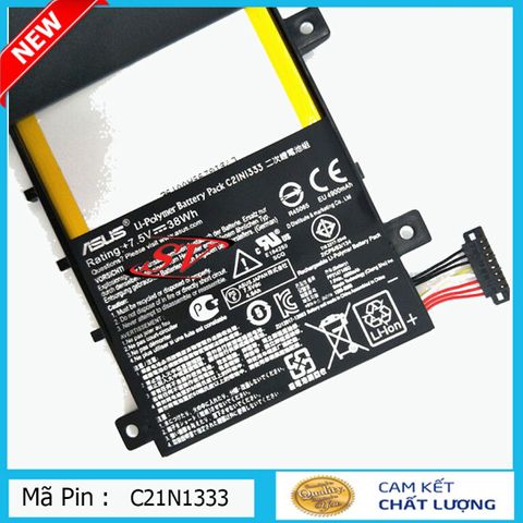 Pin Laptop ASUS C21N1333 4 Cell 38Wh 7.5V Chính Hãng Cho TP550L TP550LA R554 X454 - Bảo Hành 6 Tháng