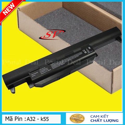 Pin Laptop ASUS A32-K55 K45 K55 K75 A45 A55 R400 R500 6 Cell 4400-5200mAh - Thay Thế Chính Hãng, Bảo Hành 9 Tháng