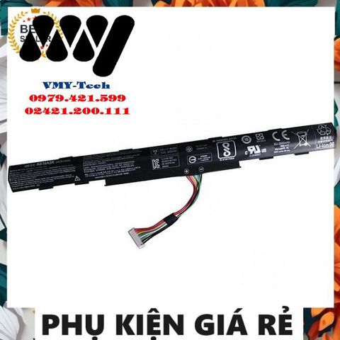 Pin Laptop ZIN Acer E5-574, E5-575G, E5-522G, E5-532, V3-574, 2500mAh, 14.8V, Bảo hành 9 tháng, Hàng mới 100%