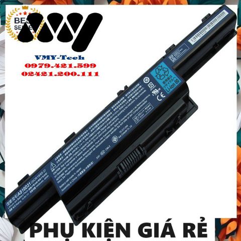 Pin Laptop Acer 5741 5741G 5741Z 5742 5742G 5742Z 5742ZG 5750 5750G 5750Z 5750ZG 5755 5755G - Dung lượng 5200mAh, Bảo hành 9 tháng, Chính hãng