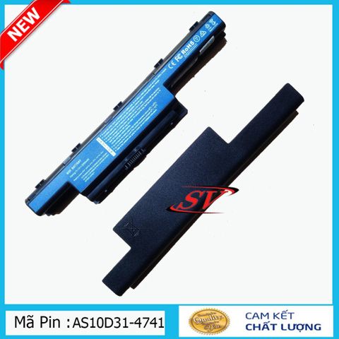 Pin Laptop Acer 6 Cell - Thay Thế Chính Hãng Dành Cho Aspire 4738, 4733, 4739, 4741, 4750, 4752, 4755, 4771 - Bảo Hành 9 Tháng