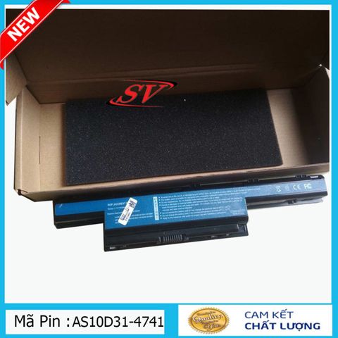 Pin Laptop Acer 6 Cell - Thay Thế Chính Hãng Dành Cho Aspire 4738, 4733, 4739, 4741, 4750, 4752, 4755, 4771 - Bảo Hành 9 Tháng