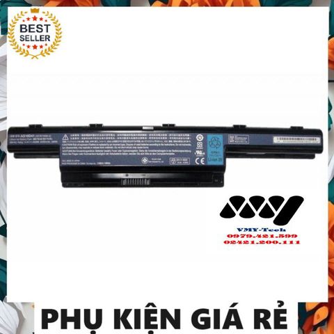 Pin Laptop Acer 6 Cell 5200mAh - Tương thích các mã 4740 4750 5335 5542 5542G 5735 5735Z 5740 5740G 5742G 5742ZG - Bảo hành 9 tháng
