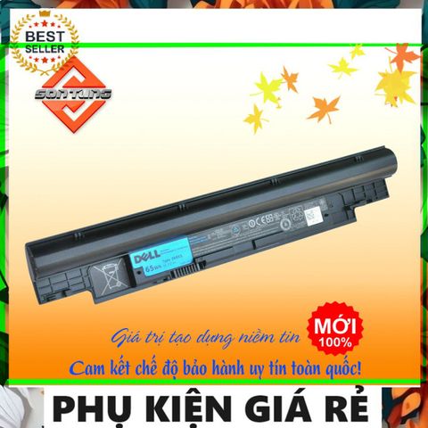 Pin Laptop Dell Vostro V131 - Phụ Kiện Chính Hãng 6 Cell 5200mAh bảo hành 09 tháng, thay thế cho Dell Inspiron N411z