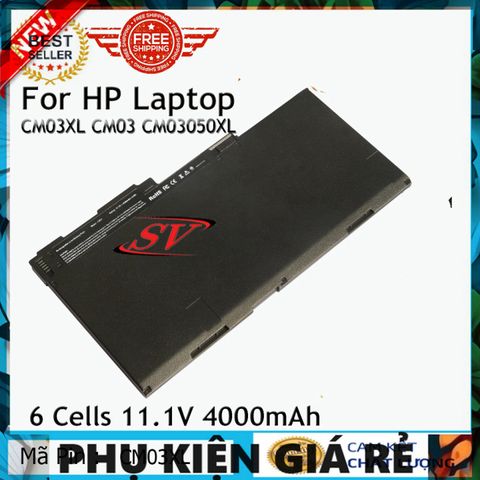 Pin Laptop HP EliteBook CM03XL - Thay thế cho 840, 840-G1, 840-G2, 740-G2, 745-G2, 750-G2, 755-G2, 845-G2, 850-G2 - 6 Cell, 70Wh