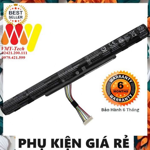 Pin Laptop Acer Aspire E5-473 E5-473T E5-473G E5-553G V3-574G V3-574T V3-574TG AL15A32 - Pin Chính Hãng 2500mAh 4 Cell 14.8V Mới 100%