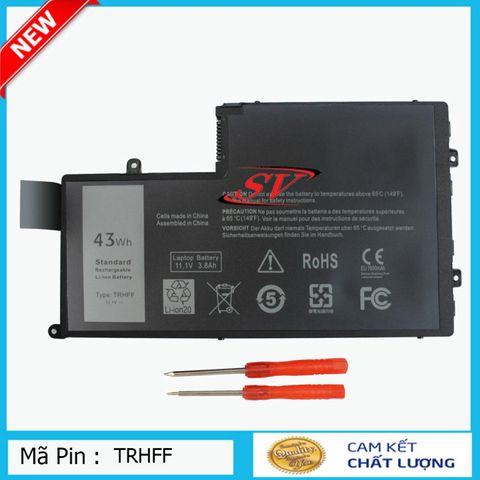 Pin Laptop DELL 5547 Inspiron - Pin Chính Hãng 3 Cell, 4300 mAh, Thay Thế Cho Các Mẫu 5545, 5445, 5447 - Bảo Hành 6 Tháng