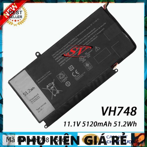 Pin Laptop DELL Vostro 5460 Zin - Thay Thế 11.1V 51.2Wh, Tương Thích 5460 5470 5560, Bảo Hành 6 Tháng