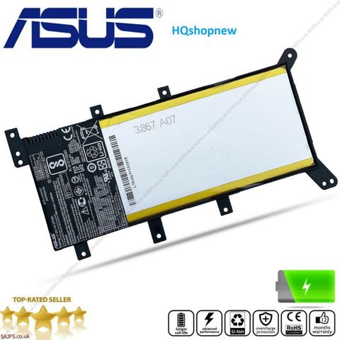 Pin Laptop Asus C21N1347 Chính Hãng - Pin Thay Thế cho F554, F554L, F555, F555L, FL5500, FL5500L, Đen, Chất Lượng Cao