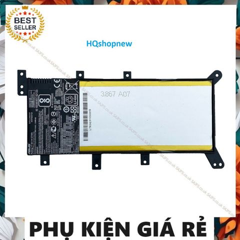 Pin Laptop Asus X554L/X554LA/X554LP/X554LD/X554LN/X554LJ C21N1347 37W - Chính Hãng, Mới 100% - Bảo Hành Nhanh Chóng, Giá Rẻ