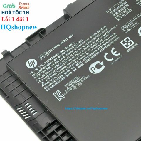 Pin Laptop HP EliteBook Folio 9470 9470M 9480 9480M BT04XL Zin Chính Hãng - Bảo Hành 100% Chất Lượng Cao