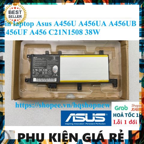 Pin Laptop Asus A456U A456UA A456UB A456UF C21N1508 38W - Pin Chính Hãng, Bảo Hành 100% Chất Lượng Cao