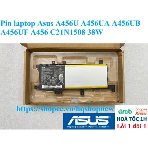 Pin Laptop Asus A456U A456UA A456UB A456UF C21N1508 38W - Pin Chính Hãng, Bảo Hành 100% Chất Lượng Cao