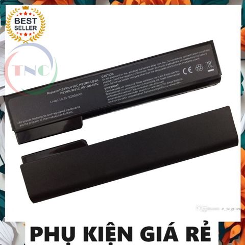 Pin Laptop HP 8460P 8560P 8460w 8470P 8570p 6460b 6470b - Phụ Kiện Nhập Khẩu Chính Hãng, 6 Cell, Dung Lượng Lớn, Thời Gian Sử Dụng 2h