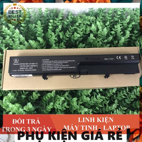 Pin Laptop HP Compaq 510 6520s 6530s 6535S 6531s 541 511 516 515 540 - Pin Li-on mới, bảo hành 9 tháng, chất lượng đảm bảo