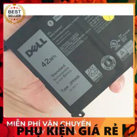 Pin Laptop Dell Chromebook 3100 3400 3180 3189 5190 2-in-1 JPFMR 51KD7 42W - Pin Li-ion Chính Hãng, Bảo Hành 1 Năm
