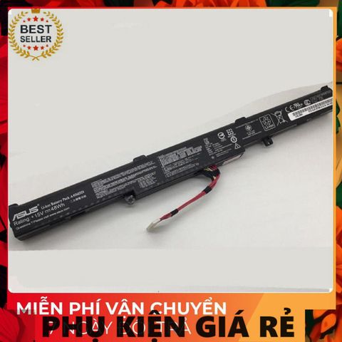 Pin Laptop Asus ROG GL752VW G752VW N552V N552VX - Pin Zin Chính Hãng 6 Cell Đen, Bảo Hành Đổi Mới 100%