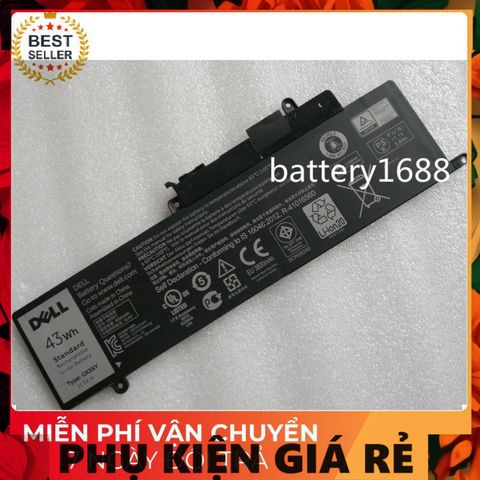 Pin Laptop Dell Inspiron 11 3147 3148 3152 13 7347 7348 7352 - Pin Chính Hãng 43Wh, Mới 100% với Bảo Hành Chính Hãng