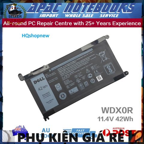 Pin Laptop Dell P66F P66F001 P75F P69G - Pin Zin 100% Chính Hãng, Thời Gian Sử Dụng Tối Đa, Bảo Hành Nhanh Chóng