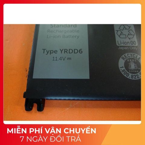Pin Laptop Dell Vostro 5481, 5581 - Pin Li-ion Mới 3500 mAh, 11.46V, Đen - Phụ Kiện Chất Lượng Cao, Bảo Hành 100%