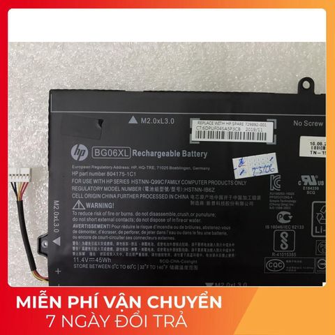 Pin Laptop HP EliteBook Folio 1040 G3 BG06XL HSTNN-Q99C - Pin Zin Chính Hãng Mới 100% Bảo Hành Nhanh Chóng