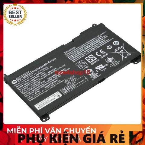 Pin Laptop HP ProBook RR03XL 48W Đen - Pin Chính Hãng Mới 100% cho 430 G4, 440 G4, 450 G4, 455 G4, 470 G4