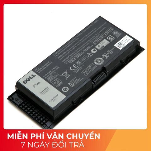 Pin Laptop Dell Precision M6800 M6700 M6600 - Pin Chính Hãng 97W - Bảo Hành 100% Mới, Đen