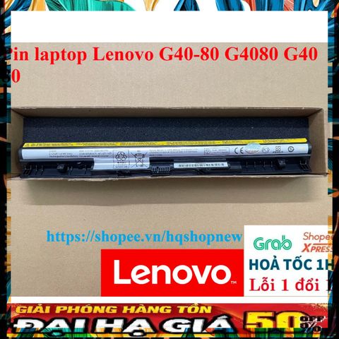 Pin Laptop Lenovo G40-80 G4080 4 Cell - Chính Hãng, Bảo Hành 100% - Phụ Kiện Chất Lượng Cao cho Laptop