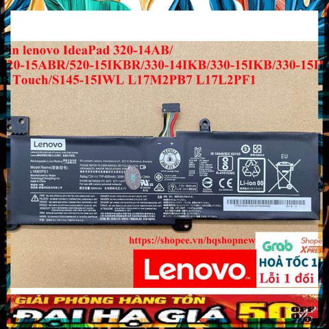Pin Laptop Lenovo IdeaPad 320-14AB/320-15ABR/520-15IKBR/330-14IKB/330-15IKB Touch/S145-15IWL L17M - Linh Kiện Chính Hãng, Bảo Hành 100%