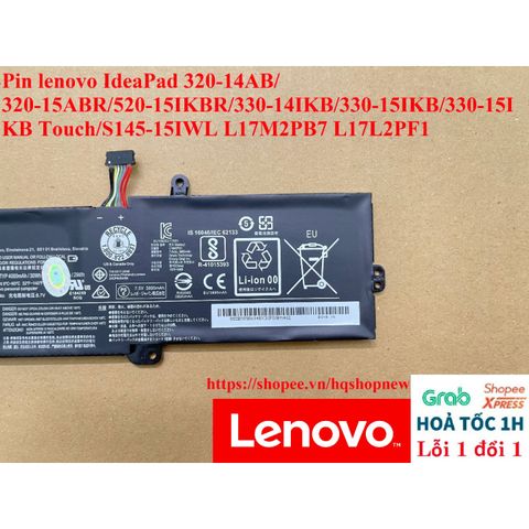 Pin Laptop Lenovo IdeaPad 320-14AB/320-15ABR/520-15IKBR/330-14IKB/330-15IKB Touch/S145-15IWL L17M - Linh Kiện Chính Hãng, Bảo Hành 100%