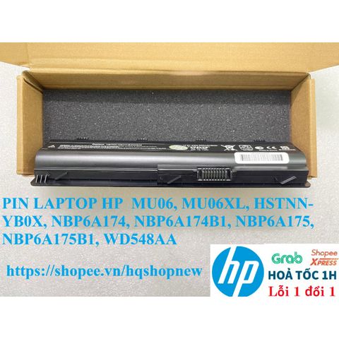 Pin Laptop HP MU06, MU06XL, HSTNN-YB0X, Bảo Hành 100% - Linh Kiện Chính Hãng Giá Rẻ, Chất Lượng Cao