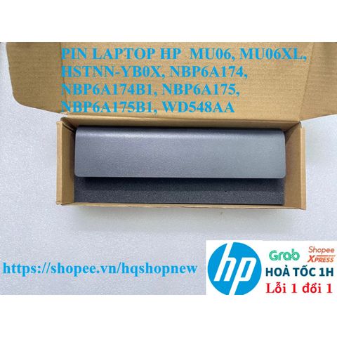Pin Laptop HP MU06, MU06XL, HSTNN-YB0X, Bảo Hành 100% - Linh Kiện Chính Hãng Giá Rẻ, Chất Lượng Cao