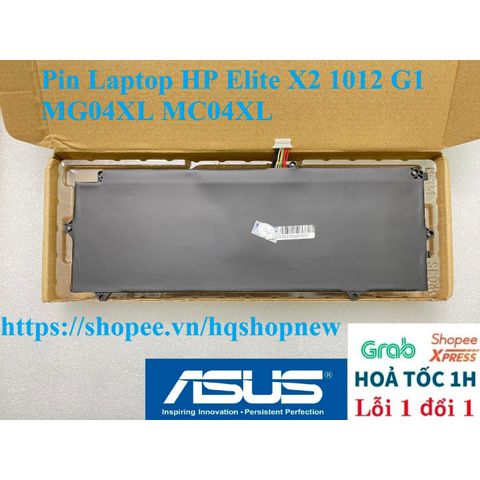 Pin Laptop HP Elite X2 1012 G1 MG04XL MC04XL - 40Wh Chất lượng cao, Bảo hành đổi mới 100% cho laptop HP