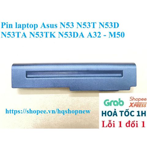 Pin Laptop Asus A32 - M50 6 Cell Đen, Phụ Kiện Chất Lượng, Bảo Hành Nhanh, Pin Mới 100% Cho N53 N53T N53D N53TA N53TK N53DA