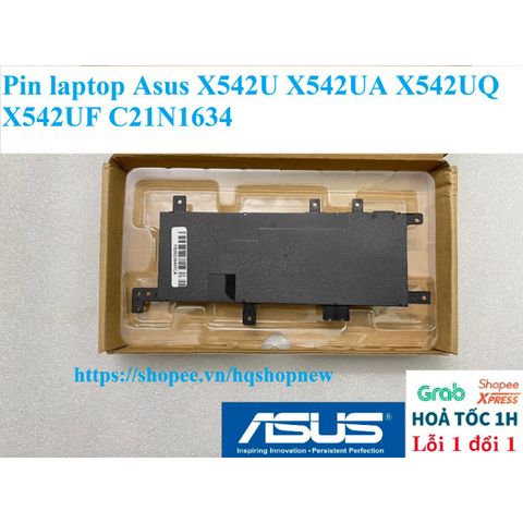 Pin Laptop Chính Hãng Asus X542U X542UA X542UQ X542UF C21N1634 - Bảo Hành 100% - Sản Phẩm Mới Nhập Khẩu