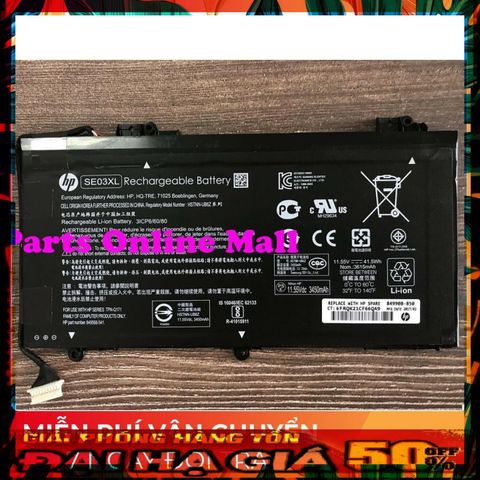 Pin Laptop HP Pavilion 14AL SE03XL Chính Hãng - Pin Zin Thay Thế Cho model 14-AL000 14-AL027TX