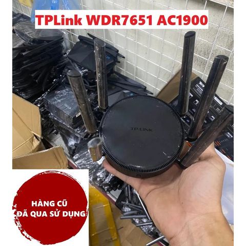 Bộ Phát WiFi 6 TP-Link AC1900 WDR7651 - Router MESH Băng Tần Kép, Tốc Độ 1900Mbps, Hàng Đã Qua Sử Dụng, Chất Lượng Cao