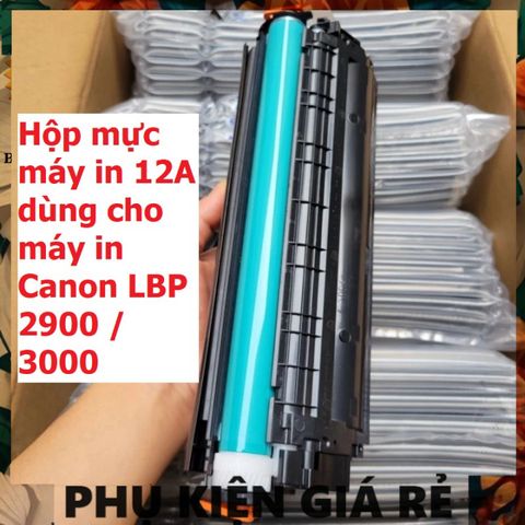Hộp mực máy in Canon LBP 2900/3000 (303) - Chất lượng tốt, bản in siêu nét, có lỗ đổ mực, tiết kiệm chi phí sử dụng