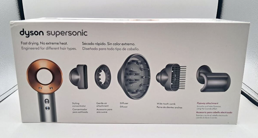 Máy Sấy Tóc Cao Cấp Dyson HD07 Supersonic Bản Úc - Màu Đồng, Động Cơ Kỹ Thuật Số, Kiểm Soát Nhiệt Thông Minh, Tạo Kiểu Chính Xác