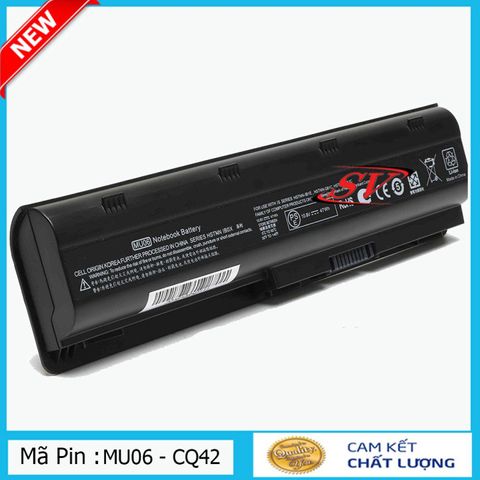 Pin Laptop HP CQ42 CQ43 G62 G56 G42 G32 4 Cell 4400mAh 5200mAh - Thay thế, Bảo hành 9 tháng, Hàng mới 100%