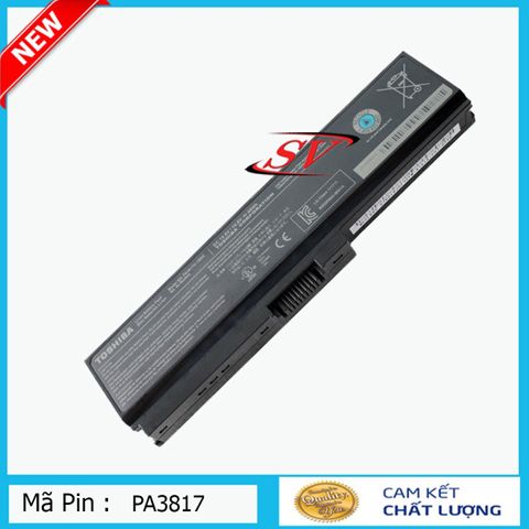 Pin Laptop Toshiba 3817 PA3817U - 6 Cell 5200mAh 11.1V Thay Thế cho C640 L510 L645 L655 L730 A665 - Bảo Hành 9 Tháng