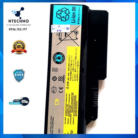 Pin Laptop Lenovo G460 G470 G560 Z460 Z570 V360 G575 6 Cell Li-ion 4400mAh - Bảo Hành 12 Tháng, Pin Chính Hãng Chất Lượng Cao