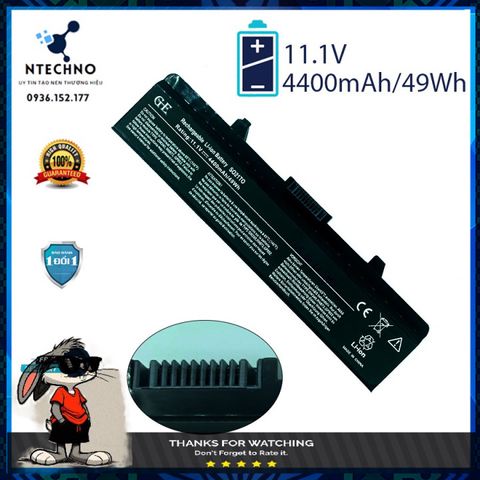 Pin Laptop Dell Inspiron 1525/1526/1440/1545/1546/1750 - Pin Zin 6 cell Li-ion Bảo Hành 12 Tháng - Dung Lượng 4400mAh
