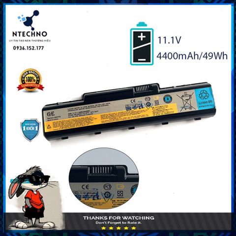 Pin Laptop Lenovo B450 B450A B450L 6 Cell Li-ion 4400mAh - Bảo Hành 12 Tháng - Pin Chất Lượng Cao, Giá Tốt