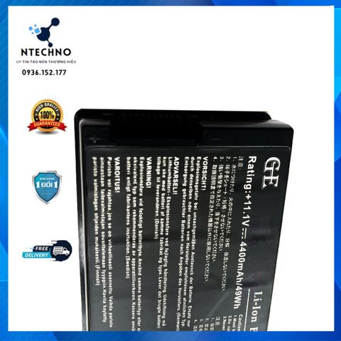 Pin Laptop Asus F80 F80A F80H F80Q A32-F80 6 Cell Li-ion 4400mAh - Bảo Hành 12 Tháng, Dung Lượng Cao, Chất Lượng Đảm Bảo