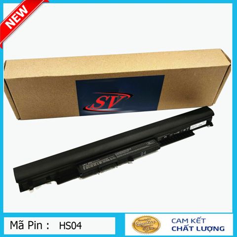 Pin Laptop HP HS04 HS03 HSTNN-LB6V HSTNN-LB6U - Pin Thay Thế 4 Cell Dung Lượng 33Wh Đen, Hàng Mới, Bảo Hành 9 Tháng