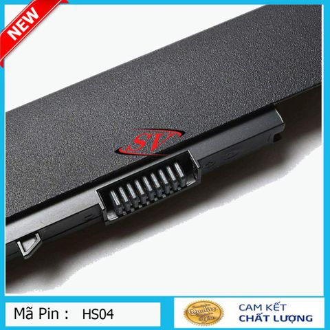 Pin Laptop HP HS04 HS03 HSTNN-LB6V HSTNN-LB6U - Pin Thay Thế 4 Cell Dung Lượng 33Wh Đen, Hàng Mới, Bảo Hành 9 Tháng