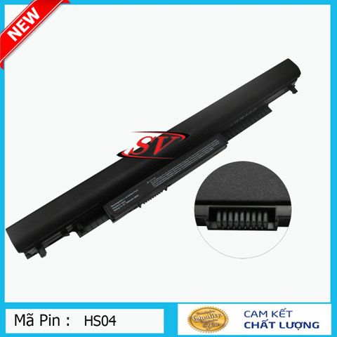 Pin Laptop HP HS04 HS03 HSTNN-LB6V HSTNN-LB6U - Pin Thay Thế 4 Cell Dung Lượng 33Wh Đen, Hàng Mới, Bảo Hành 9 Tháng