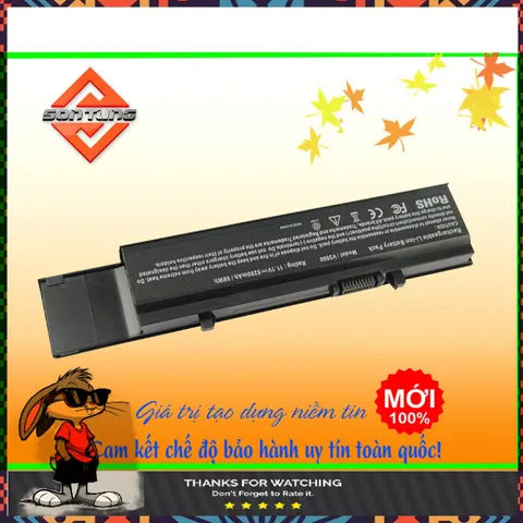 Pin Thay Thế Dell Vostro 3400/3500/3700 - 6 Cell Li-ion 4400mAh - Bảo Hành 09 Tháng, Hàng Mới 100%