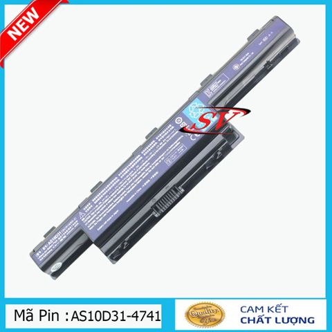 Pin Laptop Acer Aspire 4738 4750 4752 - Pin Li-ion 6 Cell Dung Lượng 5200mAh, Bảo Hành 9 Tháng, Giá Siêu Rẻ